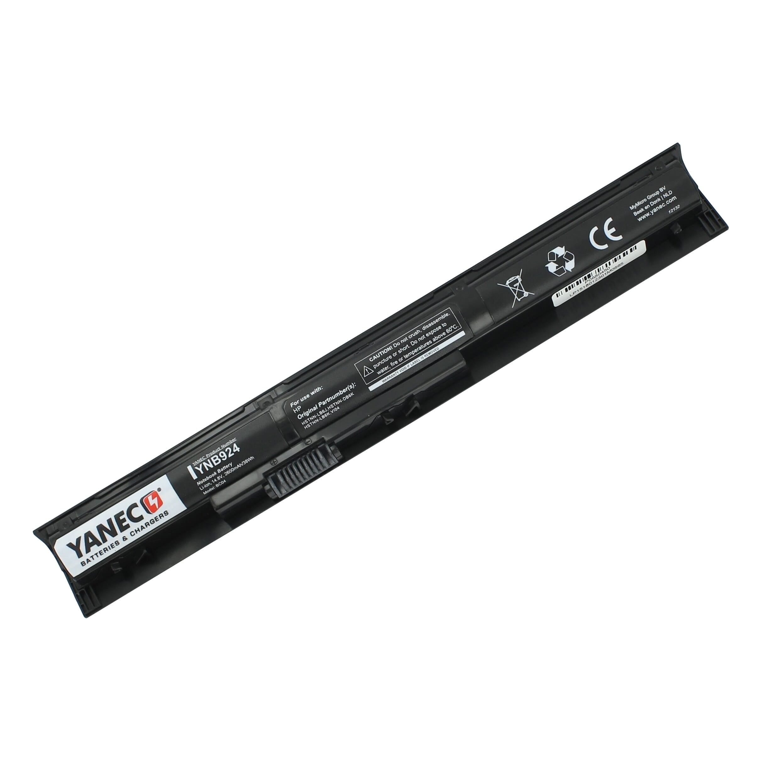 Yanec Laptop Accu 2600mAh