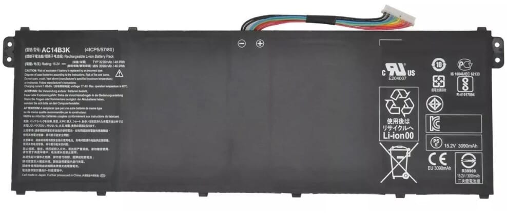 Acer Laptop Accu 3220mAh