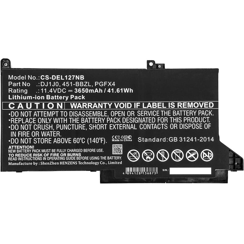 Laptop Accu 11.4V 3650mAh