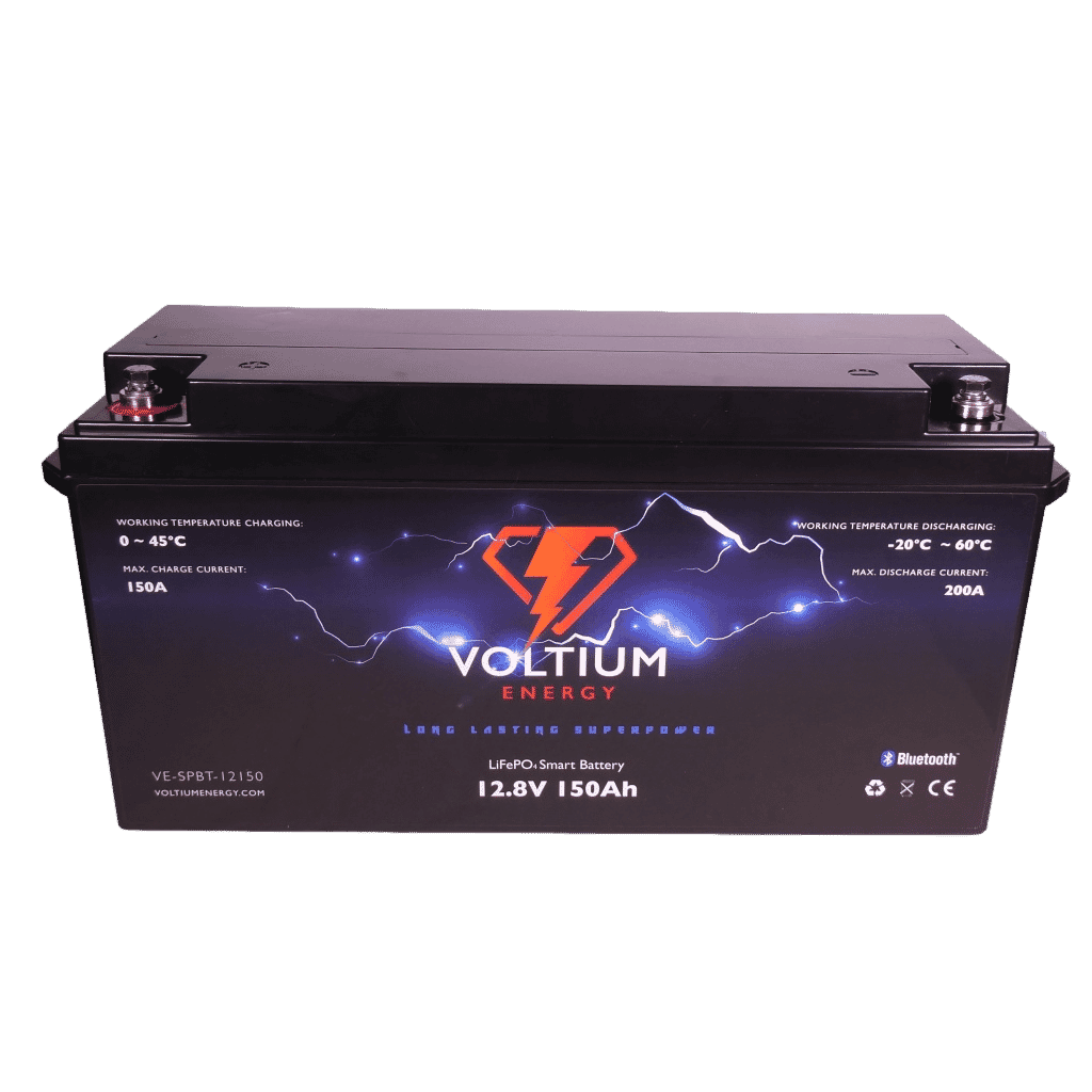 Voltium Energy LiFePO4 Accu 12,8V - 150Ah Bluetooth