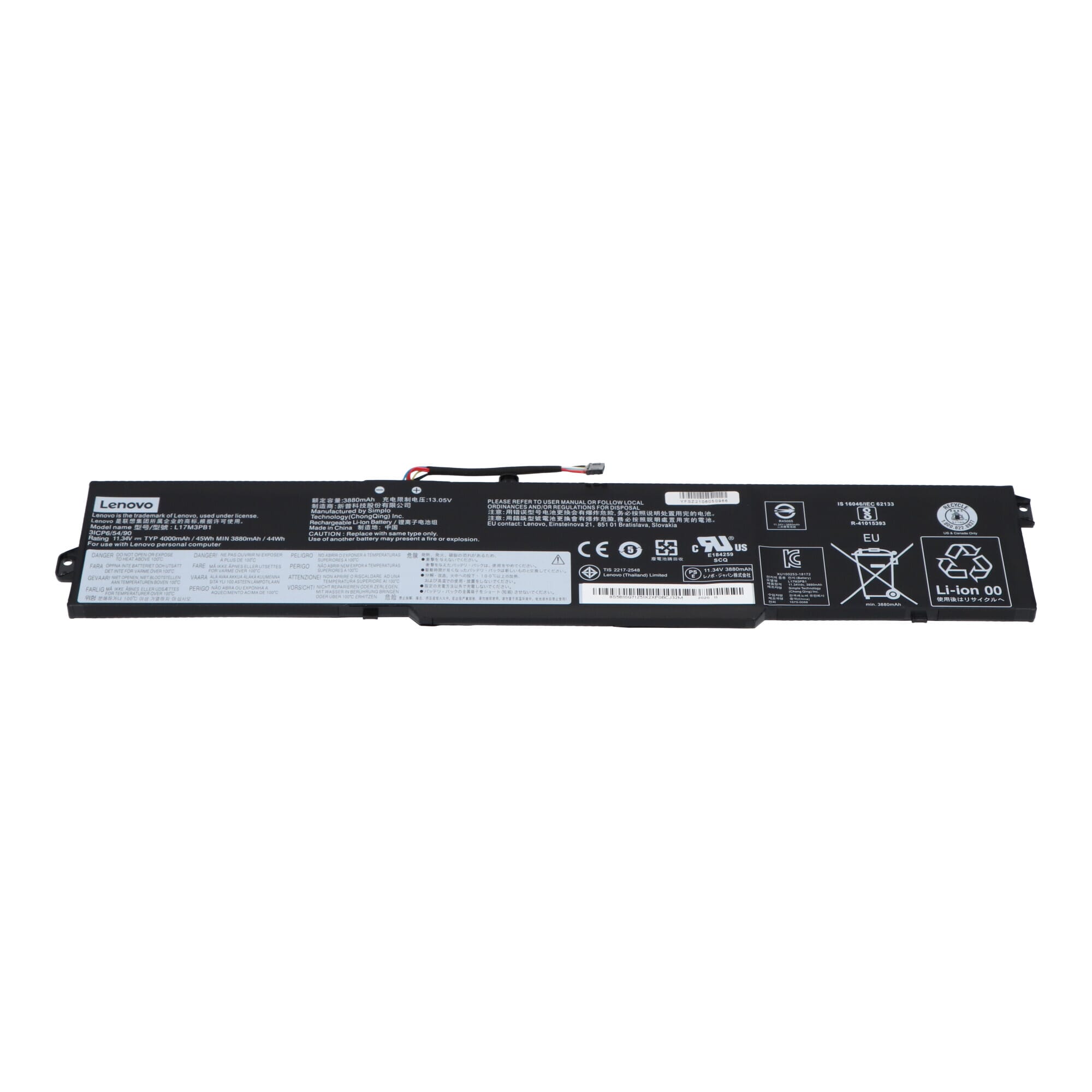 Lenovo Laptop Accu 3880 mAh